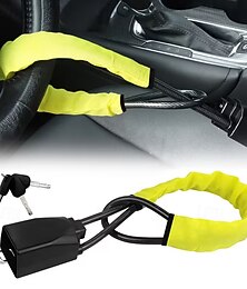 economico -bloccasterzo universale - dispositivo di sicurezza automobilistico compatto e multifunzionale adatto alla maggior parte dei veicoli, SUV e golf cart