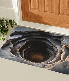 levne -Vizuální design rohožka vizuální past podlahová rohož nesklouzávající pro vchod koupelnu chodbu interiér exteriér diatomit rychleschnoucí savý 20 x 31 palců