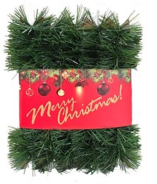 economico -ghirlanda natalizia 10 m/33 piedi ghirlanda sempreverde artificiale set di ghirlande di verde morbido per decorazioni natalizie fai da te, ghirlande per interni ed esterni non illuminate per ringhiere