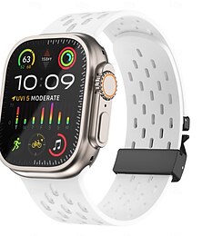 Недорогие -Спортивный ремешок Solo Loop Совместим с Ремешок для часов Apple Watch 38мм 40мм 41мм 42мм 44мм 45мм 49мм Роскошь Регулируется силиконовый Сменный ремешок для часов для iwatch Ultra 3 2 Series 11 10