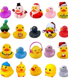 preiswerte -Adventskalender Füllartikel 2025 Gummienten 24 Tage Weihnachten Geschenküberraschungen Geschenk für Kinder Kleinkinder Jungen Mädchen Weihnachtsferien Countdown Geschenk für Kinder Teenager