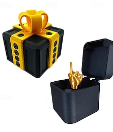 お買い得  -いたずらボックス、中指を使った陽気なネジチャレンジ、サプライズ、面白いギャグ、友達への誕生日パーティー、エイプリルフールのクリエイティブなジョークおもちゃのギフトボックス