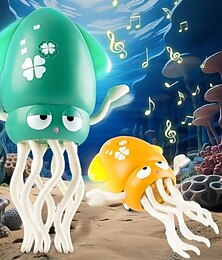 abordables -Juguete de pulpo bailarín eléctrico para niños, calamar boca abajo con luces y música, juguete interactivo para gatear para niños pequeños, niñas de 3 a 8 años, regalo de cumpleaños de 4, 5, 6 y 7