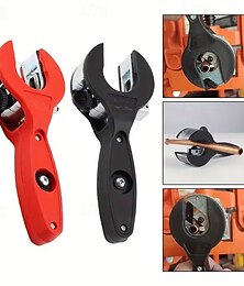 economico -tagliatubi a cricchetto di qualità professionale - struttura in acciaio lucidato per impieghi gravosi, impugnatura ergonomica antiscivolo, attacco esagonale da 1/4" per rame, alluminio, ferro, acciaio