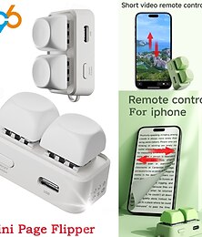abordables -Nouveau clavier à double touche pour tourner les pages de livres numériques, compatible avec les tablettes et les téléphones portables, télécommande Bluetooth adaptée aux courtes vidéos sur
