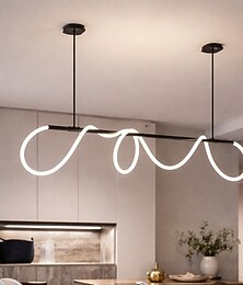 abordables -120 cm Conception unique Lustre Métal Le Gel de Silice Style artistique Style moderne Tendance Finitions Peintes LED 110-120V 220-240V