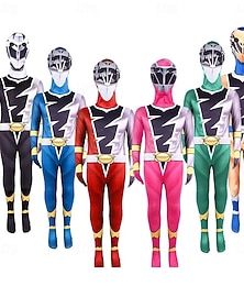 abordables -Les puissants héros Kishiryu Sentai Ryusoulger Combinaisons Costumes for Homme Femmes Garçons Enfant Adulte Mascarade Soirée Performance