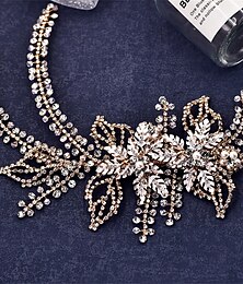 cheap -Retro Vintage Roaring 20s 1920s Flapper Headband Headwear The Great Gatsby Flapper Girl Feather Fancy Dress Women's Christmas Carnival Masquerade Retro Theme Party Charleston Dance Adults Headband