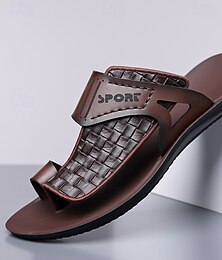 preiswerte -Braune Herren-Sportsandalen – verstellbare Klettverschlüsse für bequemen Sitz, perfekt für Freizeit, Strandbesuche und Outdoor-Aktivitäten