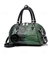 preiswerte -Damenhandtasche aus Kunstleder – Krokodilmuster, verschiedene Farben und Tragevarianten, modisch und vielseitig für den täglichen Gebrauch