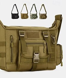 preiswerte -Wasserdichte, taktische Militär-Umhängetasche mit mehreren Fächern, großes Fassungsvermögen, Messenger Bag, Reisetasche für Herren, Schulter- und Sling-Stil