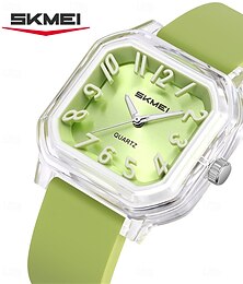 preiswerte -Geschenk zum Muttertag SKMEI Herren Quarzuhr kreative minimalistische Mode casual leuchtend wasserdicht Weltzeit Dekoration Silikon-Gel-Uhr