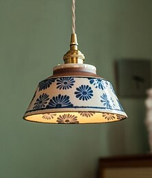 abordables -19 cm conception avec îlot Suspension Métal Style Artistique Électroplaqué ancien 110-240 V