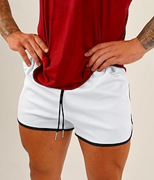 cheap -Men's Running Shorts Athletic Shorts Gym Shorts Drawstring Pocket Elastic Waistband Shorts Casual Outdoor Vacation Summer Quick Dry Lightweight Soft Gym Workout Active Training Exercise Regular Fit