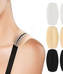 abordables -Paquete de 6 almohadillas de silicona antideslizantes para tirantes de sujetador, cojines de hombro suaves e invisibles, evitan resbalones y hundimientos, soporte cómodo para sujetadores de color