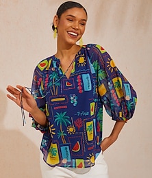 abordables -blouse fluide en mousseline pour une escapade estivale