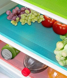 abordables -16 tapis de protection lavables pour réfrigérateur, imperméables et résistants à l'huile, revêtements brillants pour étagères de réfrigérateur, protections pour étagères en verre de congélateur,