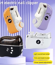 economico -tagliaunghie elettrico e smerigliatrice, tagliaunghie con motore a 3 velocità, tipo C, funzionamento a bassa tensione per uso domestico &viaggio, dispositivo per la cura delle unghie, strumenti per la