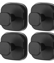 abordables -Paquete de 4 ganchos con ventosa para ducha, coronas, toallas, batas, esponja vegetal, ganchos de baño extraíbles sin taladro para montar en paredes de baño, cocina, vidrio, espejos, azulejos,