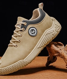 preiswerte -Lässige, hellbraune Herren-Sneaker, stilvoll und bequem für den Alltag und Outdoor-Abenteuer.