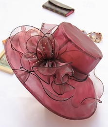 economico -Per donna Cappello Cappello da Sole Protezione Solare Quotidiano All'aperto Streetwear Rete Colore Puro