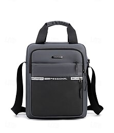 cheap -Men's Nylon Crossbody Bag in Multiple Colors Large Capacity Multi Pocket Shoulder Messenger Bag with Adjustable Strap for Casual Daily Wear, Travel Vacation & Outdoor Us