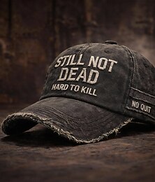 levne -stále nesmrtelná baseballová čepice pro muže, těžko zabitelná nastavitelná čepice, vintage humorná čepice pro tátu, ležérní outdoorová sportovní čepice, odolná baseballová čepice v retro stylu pro