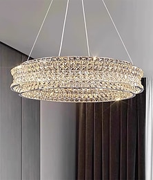 abordables -Lámparas de techo LED de cristal de lujo para el hogar y la villa, iluminación para sala de estar y comedor, lámparas colgantes para hoteles, lámparas de araña LED.