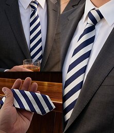 preiswerte -Herren Krawatten Elegant Aktiv Mode Formell Gestreift Lässig Täglich Outdoor Party Geburtstag