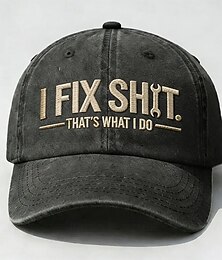 economico -Riparo le cose, ecco cosa faccio. Cappellino da baseball ricamato per uomo e donna, divertente cappello con la scritta "blue-collar pride", cappello da papà traspirante e regolabile, cappello casual