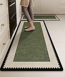 رخيصةأون -سجادة ممر من الدياتوميت للمطبخ، مانعة للانزلاق، ماصة للرطوبة، مقاومة للزيوت، سهلة التنظيف، مقاومة للأوساخ، سجادة مدخل للاستخدام المنزلي