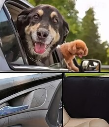 preiswerte -2er-Pack Autotürschutz für Hunde – kratzfestes Material, Autozubehör für Haustiere, Türschutzmatte für Autositze, Haustiermatte, Fleckenschutz für Seitentüren &Kratzschutzmatte, Trittschutzmatte für