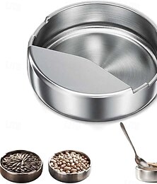 preiswerte -Löffelablage aus Edelstahl 304, freistehender Schöpfkellenhalter mit stabilem Fuß für den Herd, hitzebeständig &Spülmaschinenfest, für Pfannenwender, Schöpfkellen, Küchenutensilien