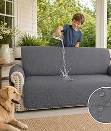 abordables -Tapis de canapé imperméable matelassé pour animaux de compagnie, housse de canapé intégrale, protection antidérapante et durable, utilisable en toutes saisons pour chiens et chats, salon.