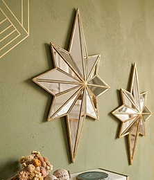 halpa -1 kpl, eurooppalaista hartsimateriaalia, kahdeksankulmainen, tähdenmuotoinen, peilimäinen koristeellinen riippuvalaisin, uskonnollinen koriste, sopii seinäkoristeluun kodeissa, häissä,