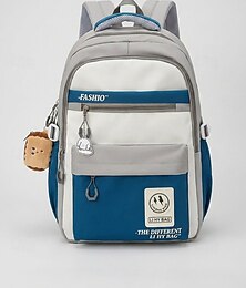 abordables -Mochila de poliéster para mujer con un bonito diseño, gran capacidad, correas ajustables, compartimento para equipaje, varios colores, bolso elegante para la escuela, viajes, actividades al aire libre