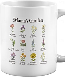 voordelige -Moederdagcadeaus voor mama van zoon en dochter - grote koffiemokken, keramische theekopjes van 350 ml, cadeaus voor kersverse moeders, cadeaus voor mama's tuin, de beste mama ooit, cadeaus voor