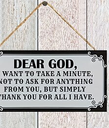 abordables -1/2 panneau décoratif élégant et inspirant sur le thème de la foi - embellit la décoration intérieure, favorise la positivité et la gratitude, construction en bois durable, cadeau idéal...