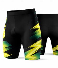 economico -Per uomo Geometrico Pantaloncini da strada Pantaloncini da bici Pantaloncini imbottiti da ciclismo Bicicletta Pantaloncini Pantaloni Vestibilità aderente Gli sport Cuscinetto 3D Asciugatura Rapida