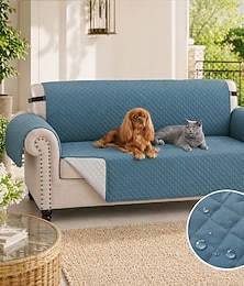 preiswerte -100 % wasserdichte Sofabezüge, Sofaschutz für Hunde, dreifach rutschfester Sofabezug für 3-Sitzer-Sofas, Möbelschutz für Haustiere, Kinder und Hunde
