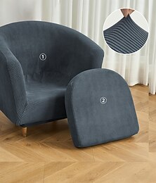 abordables -Housse de fauteuil club individuelle extensible en polaire douce et élastique, protection pour fauteuil de salon