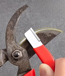 preiswerte -6-teiliges Messerschärfer-Set, professioneller Küchenschärfstein aus Wolframstahl und Diamantkeramik, Messerschärfwerkzeug, Gartenscherenschärfstein, Multifunktionswerkzeug zum Schärfen verschiedener