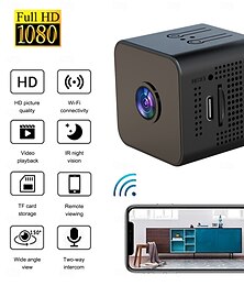 رخيصةأون -منفذ المصنع X1pro كاميرا IP كاميرا الحيوانات الأليفة مراقب الأطفال 1080P HD 4K PTZ مصغرة صندوق لاسلكي كشاف الحركة إذن بالدخول عن بعد ليلة الرؤية داخلي الدعم