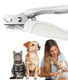 Недорогие -Профессиональные легкие когтерезки для собак, пилочка, USB-зарядка, безопасная эргономичная ручка, триммер для когтей домашних животных, кусачки для шерсти, ножницы для груминга.