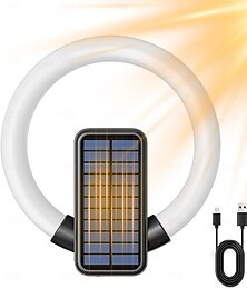 preiswerte -Wasserdichte LED-Solarleuchte für den Außenbereich mit USB-C-Ladefunktion, ideal als dekorative Beleuchtung für Rasen, Terrasse, Garten, Garage, Treppe, Poolgeländer, Haus, Veranda, Wege und mehr.