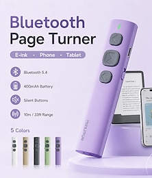 Недорогие -Устройство для перелистывания страниц по Bluetooth для электронных книг Kindle, iPhone, iPad и Android, бесшумный пульт дистанционного управления для прокрутки TikTok. &Беспроводной кликер с Bluetooth