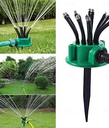 お買い得  -360°カバー範囲の精密な庭用灌漑スプリンクラー、芝生、庭、植物用の調整可能な柔軟な散水システム