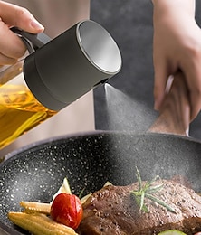 cheap -250ml Oil Sprayer for Cooking, Leakproof Glass Oil Dispenser Spray Bottle for Olive Oil, Vinegar, Cooking Wine, Kitchen Gadget for Salads, BBQ, Frying, and Baking
