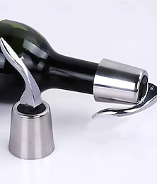 cheap -2PCS Wine Bottle Stopper Reusable Leakproof Silicone Champagne Bottle Sealer Wine Retain Freshness Bottle, Reusable Beverage Preserver, Freshness Keeper, Premium Bottle Sealers, Wine Saver Accessory