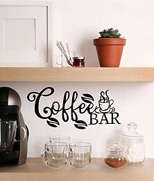 abordables -Décoration murale en forme de lettre « café », enseigne murale décorative pour bar à café, ornement suspendu pour cuisine, salon, chambre, café, magasin, porte et décoration intérieure